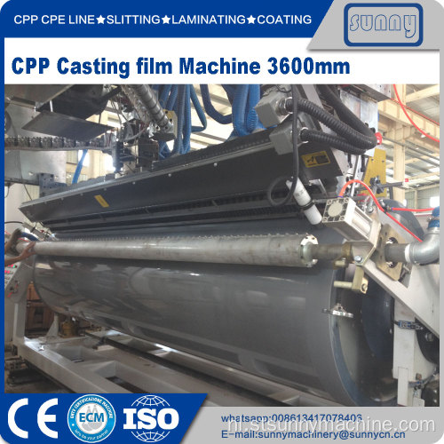 CPP CPE Multilayer Co-extrusie Cast film Line